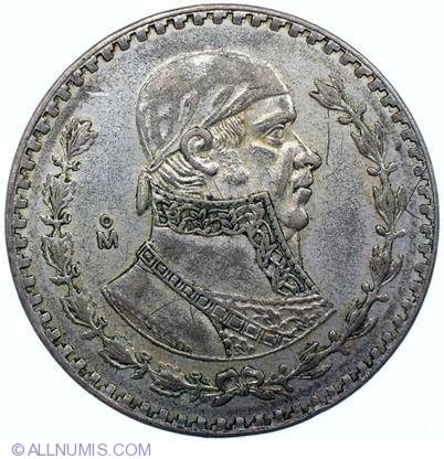 1 Peso 1958, United Mexican States (1941.